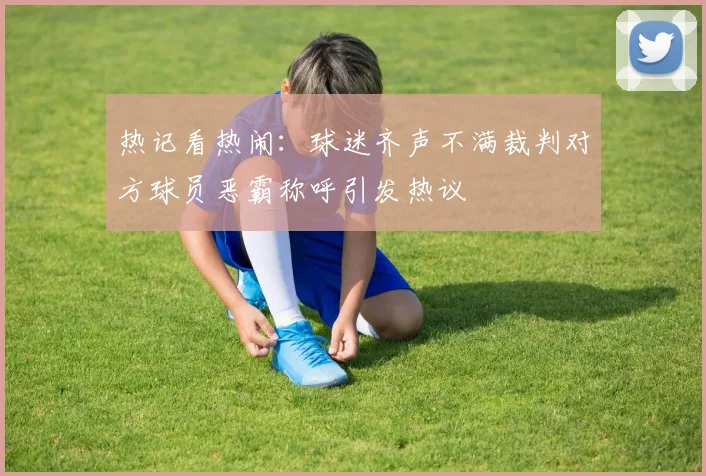 热记看热闹：球迷齐声不满裁判对方球员恶霸称呼引发热议